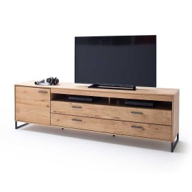 TV Board Vruamosa in Eiche Bianco 50 cm tief – Ansicht 2