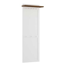Garderobenpaneel Jeanys mit Hutablage aus Holz für die Wandmontage – Ansicht 2