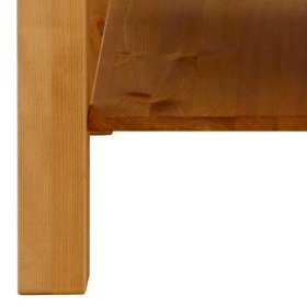 Holztisch Massiv Kandrun in Kieferfarben und Grau – Ansicht 9