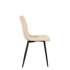 Esszimmerstuhl Joyma aus Boucle Stoff im Skandi Design – Ansicht 3