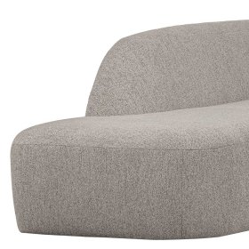 Offwhite Chenille Ecksofa Peggy 274 cm breit und 225 cm tief – Ansicht 10