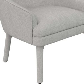 Design Polstersessel Langoona in Hellgrau 70 cm breit – Ansicht 8