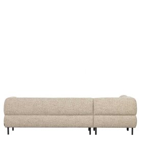Sofaecke Streeter in Beigegrau mit Fußgestell aus Metall – Ansicht 3