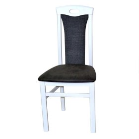 2 Stühle Gesa in Weiß & Anthrazit und modernem Design (2er Set) – Ansicht 1