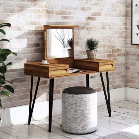 Spiegelkommode Cariasca aus Wildeiche Massivholz 120 cm breit – Ansicht 4