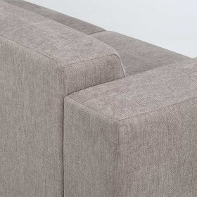 Dreisitzer Couch Beige Manaos in modernem Design 236 cm breit – Ansicht 4