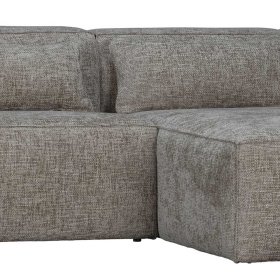 Stoffbezug Ecksofa Anzaroty in Beigegrau mit Armlehnen – Ansicht 8