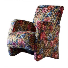 Einzelsessel Janetta mit Blumen Muster in Bunt – Ansicht 1