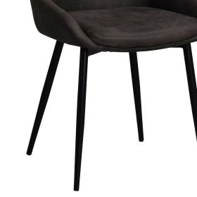 Sitzgruppe Fanito aus Massivholz und Microfaser im Skandi Design (siebenteilig) – Ansicht 11