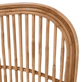 Einzelnes Bett Kopfteil Koropi aus Rattan Geflecht 200 cm breit – Ansicht 5