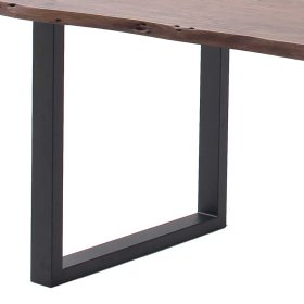 Esszimmertisch Tesmana mit natürlicher Baumkante im Industry und Loft Stil – Ansicht 5