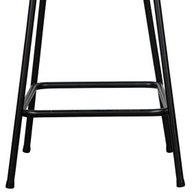 Tresenhocker Losiamos aus Samt und Metall - 64 cm Sitzhöhe – Ansicht 4