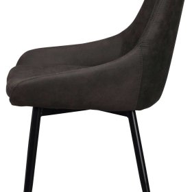 Sitzgruppe Fanito aus Massivholz und Microfaser im Skandi Design (siebenteilig) – Ansicht 12