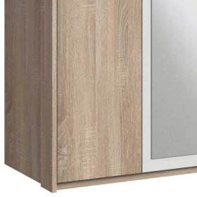 Made in Germany Schlafzimmerschrank Visinata in Eiche Sägerau und Weiß – Ansicht 4