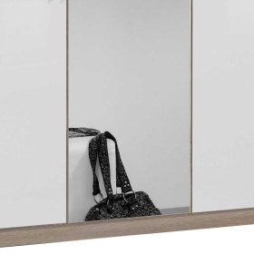 Schlafzimmerkleiderschrank Fashiona mit Drehtüren und Spiegel – Ansicht 4
