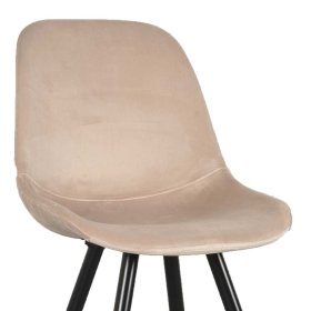 Esszimmerstuhl Flemingo aus Samt im Skandi Design (2er Set) – Ansicht 5