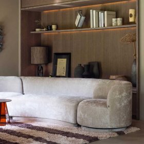Modulsofa Yonella in Beige - 290 cm breit (dreiteilig) – Ansicht 11