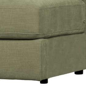 Couch Element mit Armlehne links Karyon in Graugrün - Modulsofa – Ansicht 10