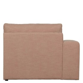 Modul Couch mit Armlehne links Oktamian in Rosa aus Webstoff – Ansicht 7
