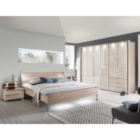 Schlafzimmer Möbel Codumenta in Cremeweiß und Eiche Sägerau (vierteilig) – Ansicht 1