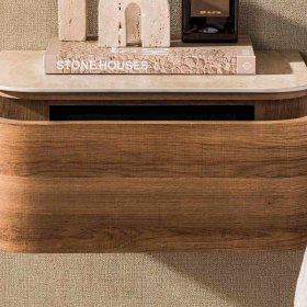 Nachtkonsole Loupega für die Wandmontage mit einer Schublade – Ansicht 3