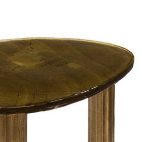 Sofatisch Teshion aus Gussglas und Aluminium – Ansicht 4