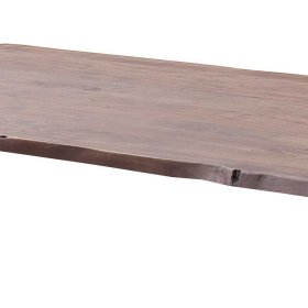 Massivholztisch Vilvia mit natürlicher Baumkante im Industry und Loft Stil – Ansicht 6