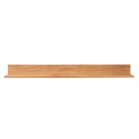 Massivholz Wandregal Housten in Wildeichefarben 140 cm breit – Ansicht 1