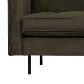 Sitzsofa Giulio in Dunkelgrün Samt 230 cm breit – Ansicht 5