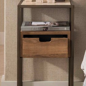 Nachttisch Loupega im Industry und Loft Stil 60 cm hoch – Ansicht 3