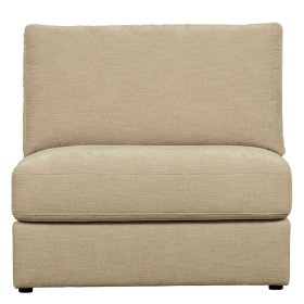 Einsitzer Couch Pilamonia in Beige Modulsofa Element – Ansicht 4