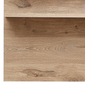 Wohnzimmer Regal Griffin in Wildeichefarben 140 cm breit – Ansicht 4