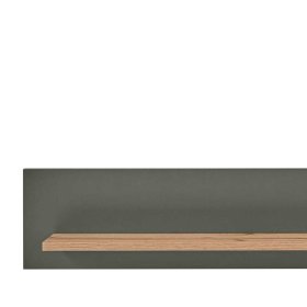 Wandboard Vashina in Graugrün und Wildeiche Optik 150 cm breit – Ansicht 4