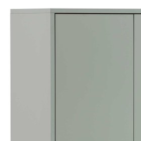 Schrank Büro Gluvizia mit Drehtüren in Graugrün – Ansicht 4