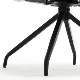 Zwei Esstisch Stühle Grossaro drehbar mit Gestell aus Metall (2er Set) – Ansicht 11