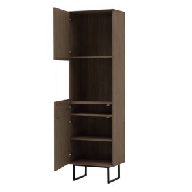 Vitrinenschrank Anuta 200 cm hoch in modernem Design – Ansicht 4