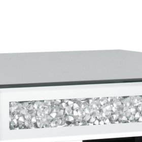 Beistelltisch Wouty aus Spiegelglas in modernem Design – Ansicht 5