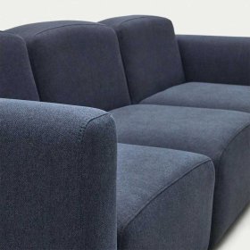 Dreisitzer Couch Badryca in Dunkelblau 263 cm breit – Ansicht 4