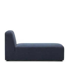 Modul Sofa Chaiselongue Badryca in Dunkelblau 152 cm tief – Ansicht 3