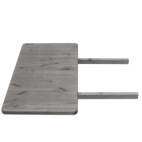 Esszimmer Tisch Viaduca in Grau Kiefer Massivholz im Landhaus Design – Ansicht 8