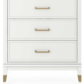 Kommode mit Schubladen Turex in Weiß 106 cm hoch - 76 cm breit – Ansicht 5