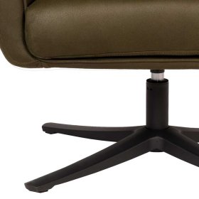 Mikrofaser Sessel Woodstock mit Metallgestell drehbar – Ansicht 7