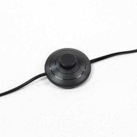 Schwarze Stehlampe Imuraca aus Stahl 220 cm hoch – Ansicht 3