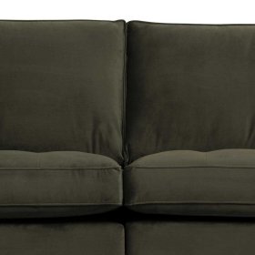 Wohnzimmer Sofa Verella in Dunkelgrün Samt 275 cm breit – Ansicht 6