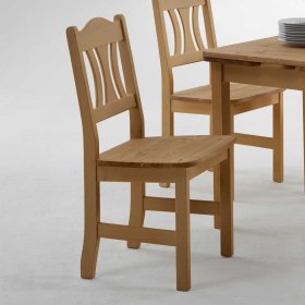 Esszimmergruppe Chiloena aus Kiefer Massivholz im Landhausstil (fünfteilig) – Ansicht 3