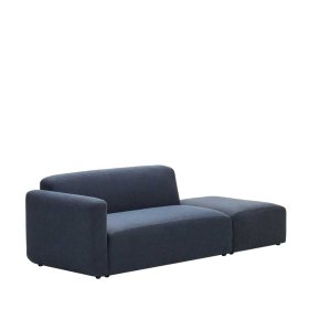 Modul Couch Badryca in Dunkelblau mit einer Armlehne – Ansicht 1