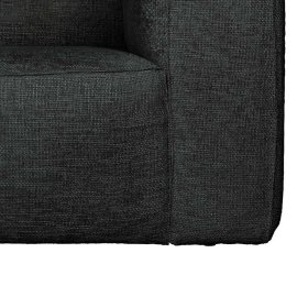 Dreier Sofa Joha in Dunkelgrau mit Melange Stoffbezug – Ansicht 5