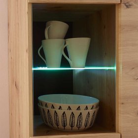 Wohnzimmermöbel Tomya im Skandi Design in Wildeichefarben (dreiteilig) – Ansicht 11