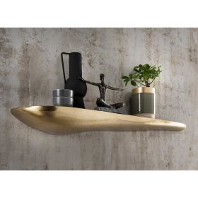 Wandboard Steinform Oristina in Bronze-Gold aus Aluminium – Ansicht 1