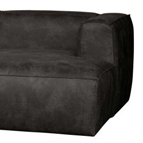 Ecksofa Ostabora in Schwarz Recyclingleder 305 cm breit – Ansicht 3